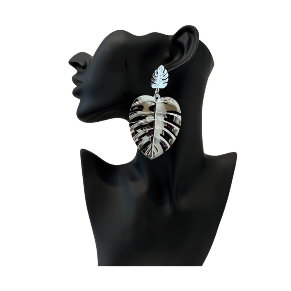 Brand New Large Plam Earrings